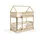 masseno Kinderbett Elena 80 x 160 cm Kiefer massiv braun