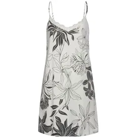 LASCANA Negligé Floral Weiß 36/38