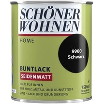 Schöner Wohnen Home Buntlack 750 ml schwarz seidenmatt