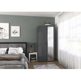 Rauch Drehtürenschrank VOYAGER 93 x 194 x 53 cm Grau