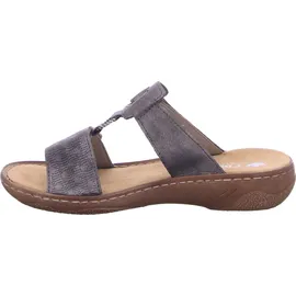 Rieker Damenschuhe Pantoletten grau, 39