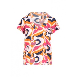 Blutsgeschwister Sommerbluse Feed the Birds - romantic colour waves XL