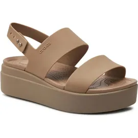 Crocs Brooklyn Low Wedge Herren Latte/Mushroom 36