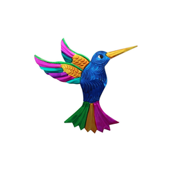 mitienda Wanddekoobjekt Wanddeko Kolibri blau, Dekoanhänger