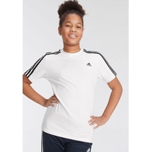 Adidas Essentials 3-Streifen Cotton T-Shirt White / Black 176