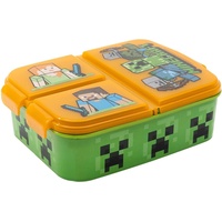 Stor Minecraft Lunchbox Aufbewahrungsbehälter 3 Fächer (40420)