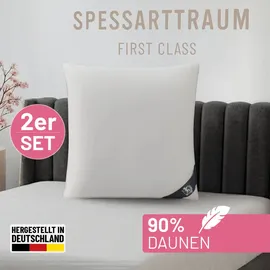 SPESSARTTRAUM Kissen-Set FIRST CLASS 40 x 40 cm Weiß