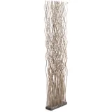 DESIGN DELIGHTS RAUMTEILER Grau, Naturmaterialien, 40x170x12 cm, Wohnzimmer, Raumteiler & Paravents, Paravents