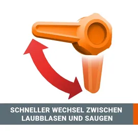 Worx WG505E inkl. 45L Fangsack