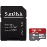 SanDisk microSDHC Ultra 32GB Class 10 80MB/s UHS-I + SD-Adapter (SDSQUNC-032G-GN6IA)