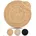 carpetfine Nele Juteteppich 300 x 300 cm Beige