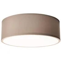 Einlicht Deckenleuchte EINLICHT ''Fabric'' für 1x E27, Ø30cm, Taupe,