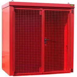 Gasflaschen Container B M1 lackiert RAL3000 Feuerrot Umwelt Lagertechnik