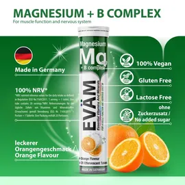 callaghan international EVÄM Magnesium + Vitamin B Complex Brausetabletten Zitrone 20 St.