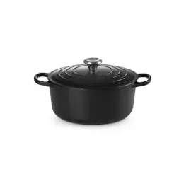 Le Creuset Signature Bräter 26 cm rund schwarz