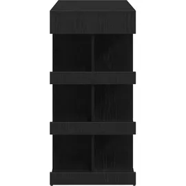 vidaXL Bartisch Schwarz Eichen-Optik 100 x 48 x 101,5 cm Holzwerkstoff