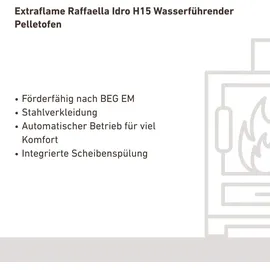 La Nordica-Extraflame Raffaella Idro H15 Stahl Weiß