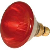 Kerbl Infrarotlampe Wärmestrahler für Küken, Wärmelampe, Infrarot Sparlampe PAR 38, 100 Watt, rot