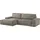 OTTO home Eckcouch Cord 2-Sitzer Grau
