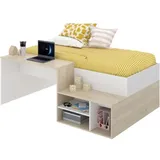 les tendances Kombiniertes Kinderbett KRIC 90 x 190 cm Eiche natur weiß