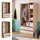 Vicco Kleiderschrank Elmo 100 x 200 x 50 cm Braun
