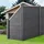 [neu.holz] WPC Gartenzaun Segovia 180 x 96 cm Grau