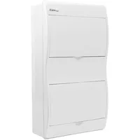 Elektro-Plast Verteilerkasten Rn 16/B N+PE AP 16Module weiße Tür