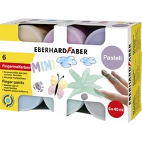 Eberhard Faber FABER EFA Color Pastell Fingerfarben farbsortiert 6x 40,0 ml