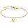 TAMARIS Armband Heart Edelstahl goldfarben TJ-0044-B-17 Größe 17