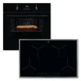 ELXB5K (KOFGH40BK + LIT8140M) Backofenset 8Heizarten AquaClean Induktion 80cm Edelstahlrahmen