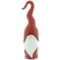 Dekoleidenschaft Wichtel 31 cm rot