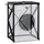 CLP Waschmaschinenregal Caleb 0 x 0 x 0 cm schwarz