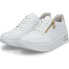 Rieker N8100 Damen Weite Weit/Beige/Weiß 38