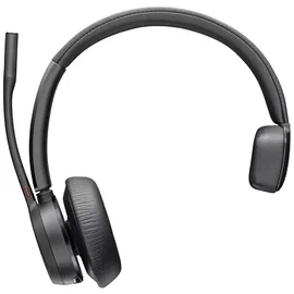 Poly Voyager 4310-M Mono Headset - USB-C, UC-Zertifiziert, MS-Teams, BT700 Dongle, inkl. Ladestation