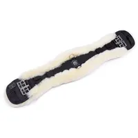 Christ Lammfell Konturgurt Sattelgurt 65 cm Schwarz/Natur