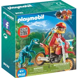 Playmobil The Explorers Motocross-Bike mit Raptor 9431