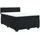 vidaXL Boxspringbett 140 x 200 cm Schwarz