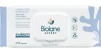 Biolane Expert Lingettes Douceur - Nettoient & Protègent Peaux Sensibles 72 lingettes Lingette(S) pc(s)