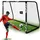 Neo-Sport Fußballtor Schwarz/Weiß 300 x 200 x 120 cm