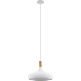 EGLO Sabinar 1-flg. Ø 40 cm rund braun/weiß