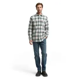 Tom Tailor Langarmhemd kariert Weiß Multicolor Check M