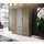 lookway Drehtürenschrank NELA 155 x 200 x 51 cm Grau