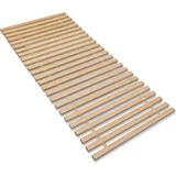Madera XXL Rollrost mit 23 extra stabilen Leisten aus massivem Buchenholz, belastbar bis ca. 280 kg, Größe: 80x200
