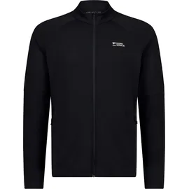 Mons Royale Herren Quad Merino Fleece Jacke (Größe XXL, schwarz)