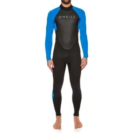 O'Neill Herren Reactor-2 3/2mm Back Zip Full Neoprenanzug, Black/Ocean, S