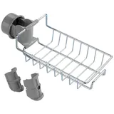 Wenko Maximex Duschablage Edelstahl, montierbar ohne bohren an Duschstange, 23 x 7 x 10,5 cm