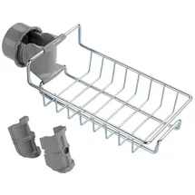 Wenko Maximex Duschablage Edelstahl, montierbar ohne bohren an Duschstange, 23 x 7 x 10,5 cm