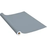 vidaXL Selbstklebende Möbelfolie Grau 500 x 90 cm Pvc