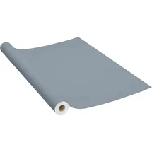 vidaXL Selbstklebende Möbelfolie Grau 500 x 90 cm Pvc