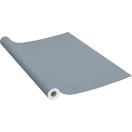vidaXL Selbstklebende Möbelfolie Grau 500 x 90 cm Pvc